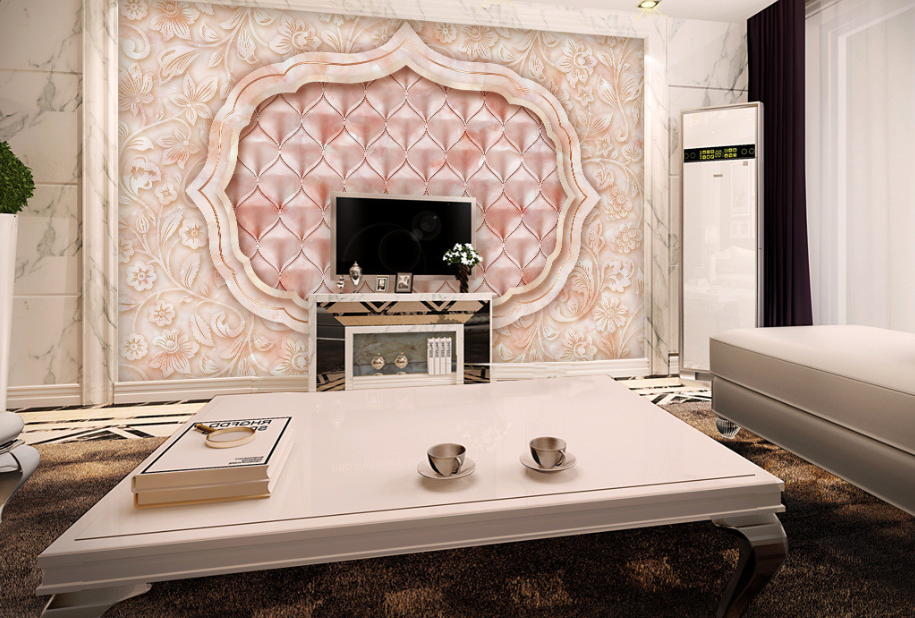 3D Petal 117 Floor Mural Wallpaper AJ Wallpaper 2