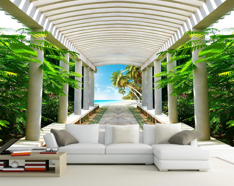 Seaside Corridor Wallpaper AJ Wallpaper 2