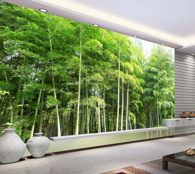 Lush Bamboo Groves Wallpaper AJ Wallpaper