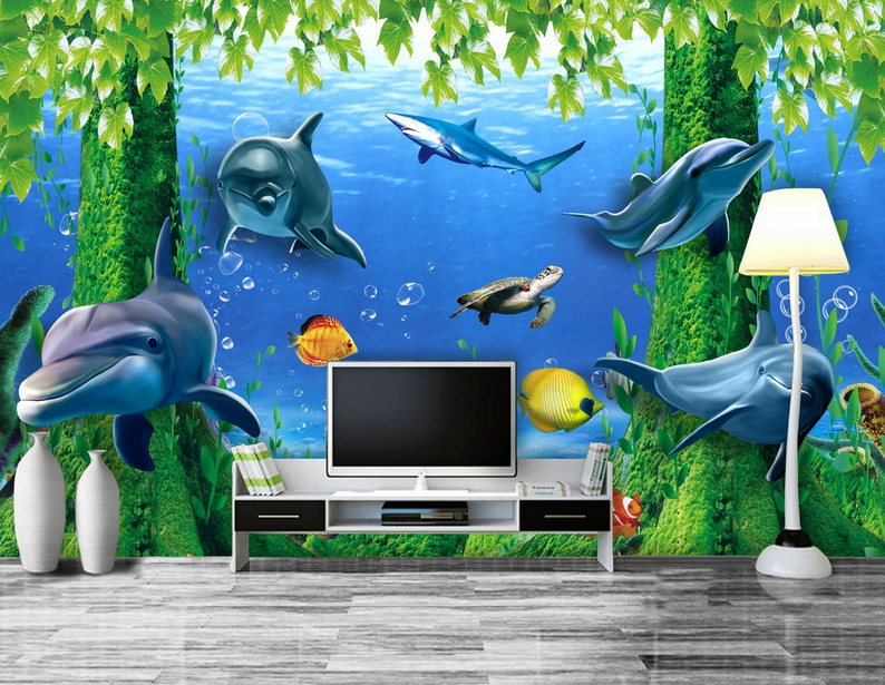 Sea Bottom Fishes Wallpaper AJ Wallpaper