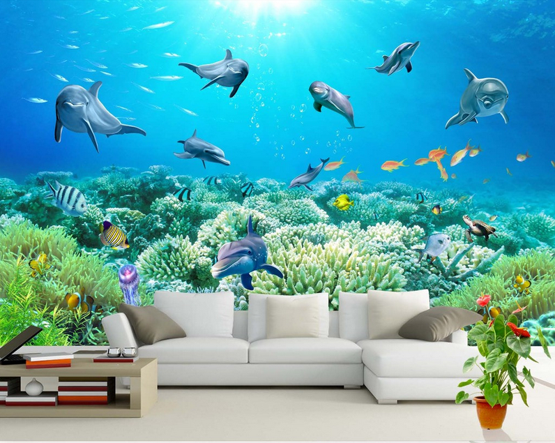 Dancing Dolphins Wallpaper AJ Wallpaper 2