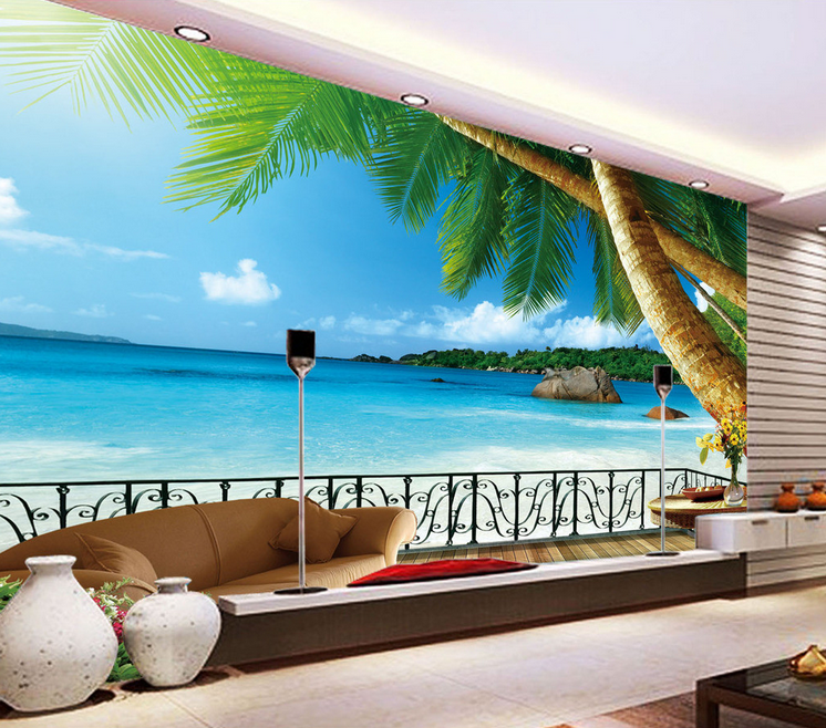 Beach Balcony Views Wallpaper AJ Wallpaper