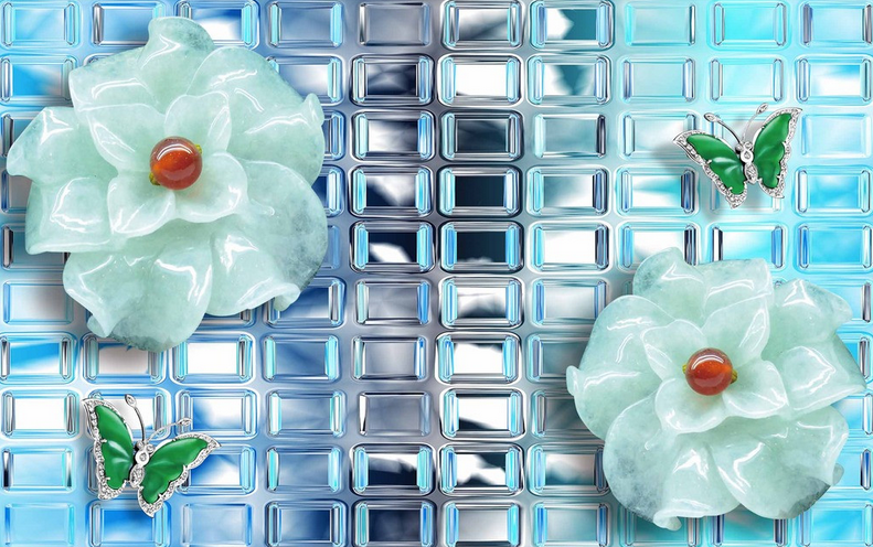 Fashion Luxury Flowers Wallpaper AJ Wallpaper