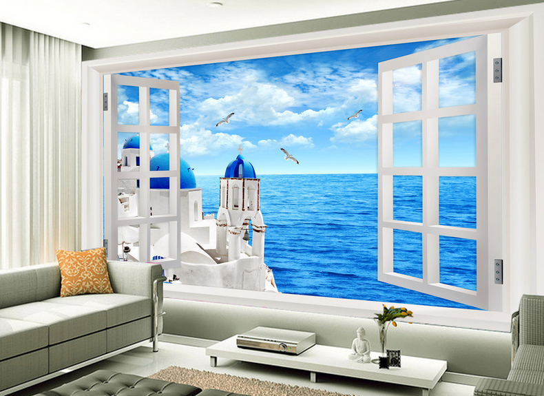 Window Coast Church Wallpaper AJ Wallpaper