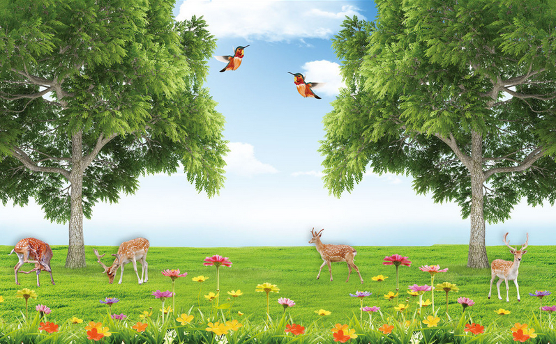 Grassland Animals Wallpaper AJ Wallpaper