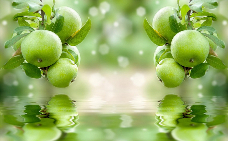 Fresh Green Apples Wallpaper AJ Wallpaper