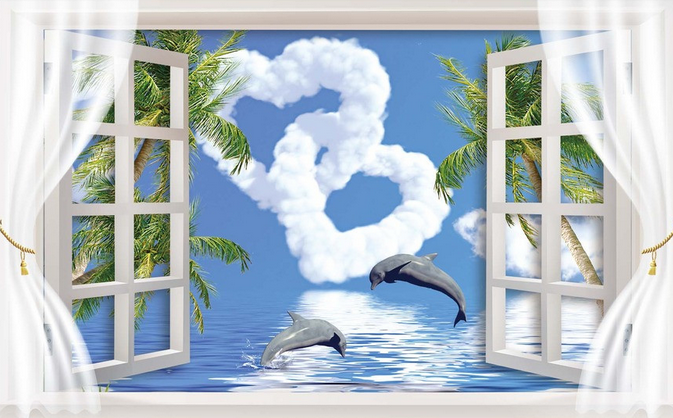 Modern Window Wallpaper AJ Wallpaper