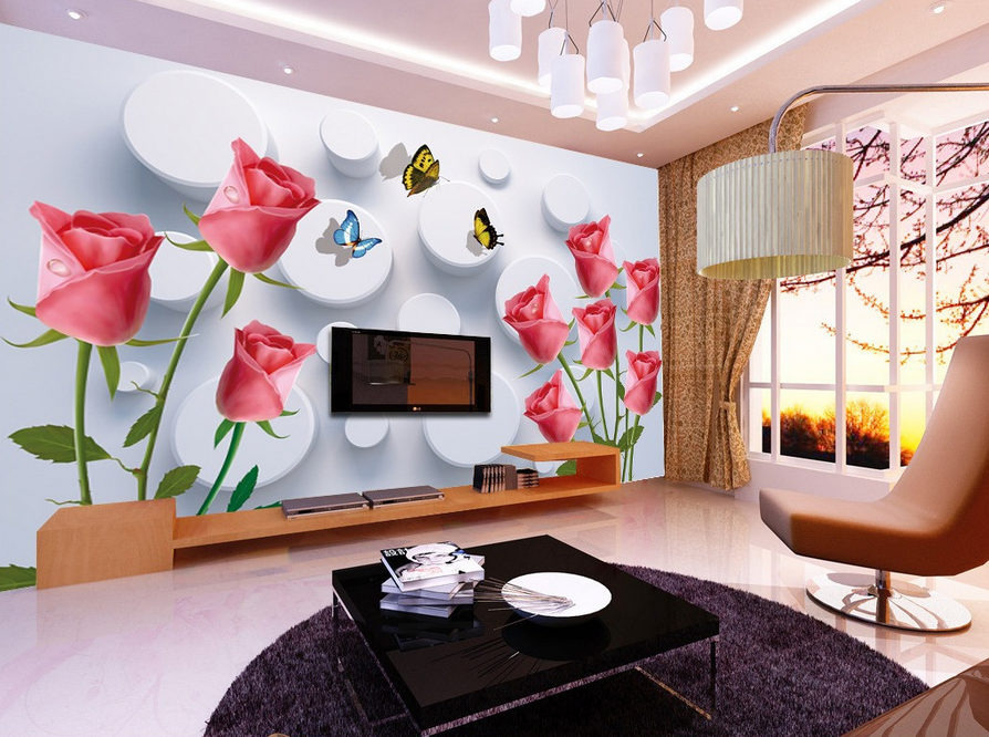 Romantic Roses Wallpaper AJ Wallpaper