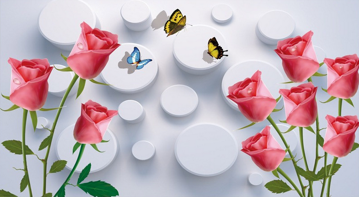 Romantic Roses Wallpaper AJ Wallpaper