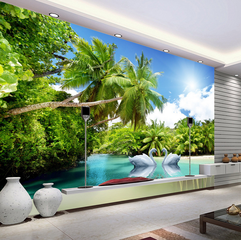 Coconut Forest Wallpaper AJ Wallpaper