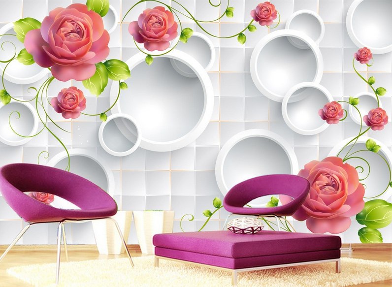 Fashion Patterns And Flowers Wallpaper AJ Wallpaper