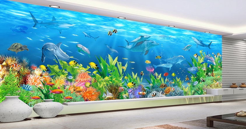 Bright Sea Bottom Wallpaper AJ Wallpaper 2