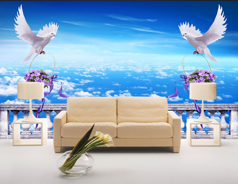 Sending Flowers Doves Wallpaper AJ Wallpaper