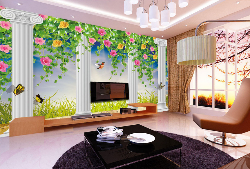 Pillars And Animals Wallpaper AJ Wallpaper