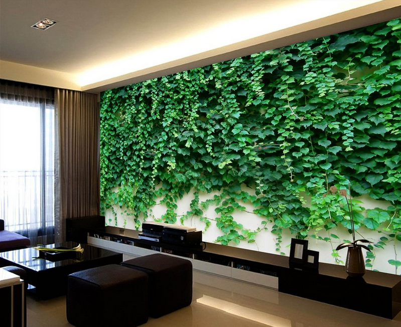 Green Ivies Wallpaper AJ Wallpaper