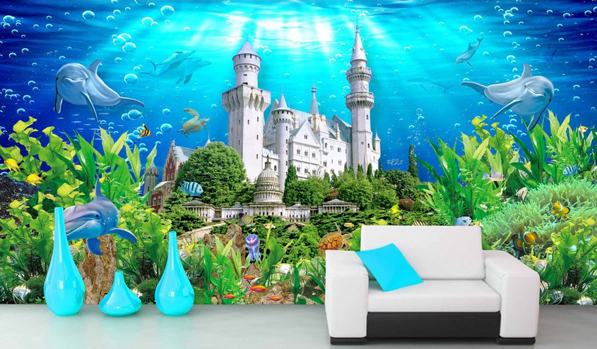 Seabed Castle Wallpaper AJ Wallpaper 2