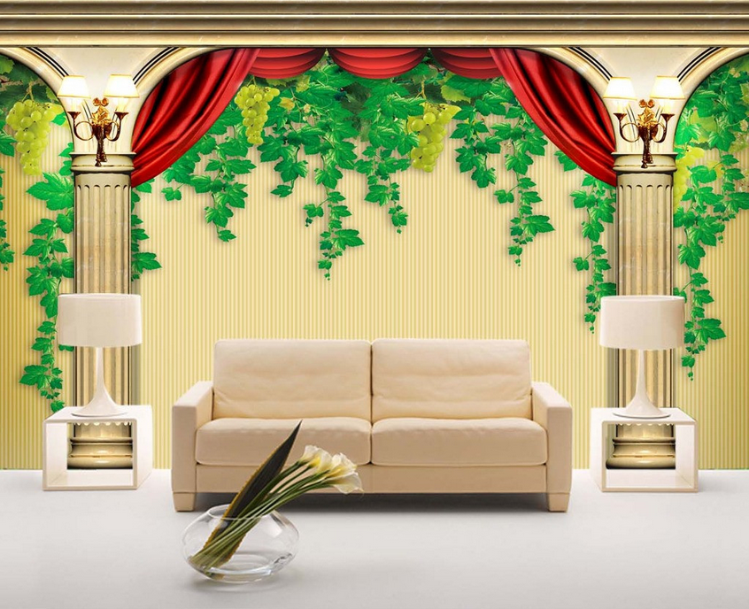 Fresh Grape Vines Wallpaper AJ Wallpaper