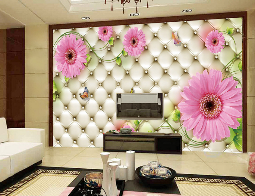 Pure Pink Blossoms Wallpaper AJ Wallpaper