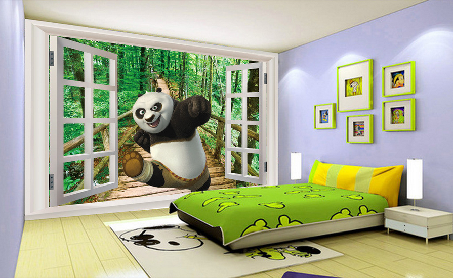 Window Panda Wallpaper AJ Wallpaper