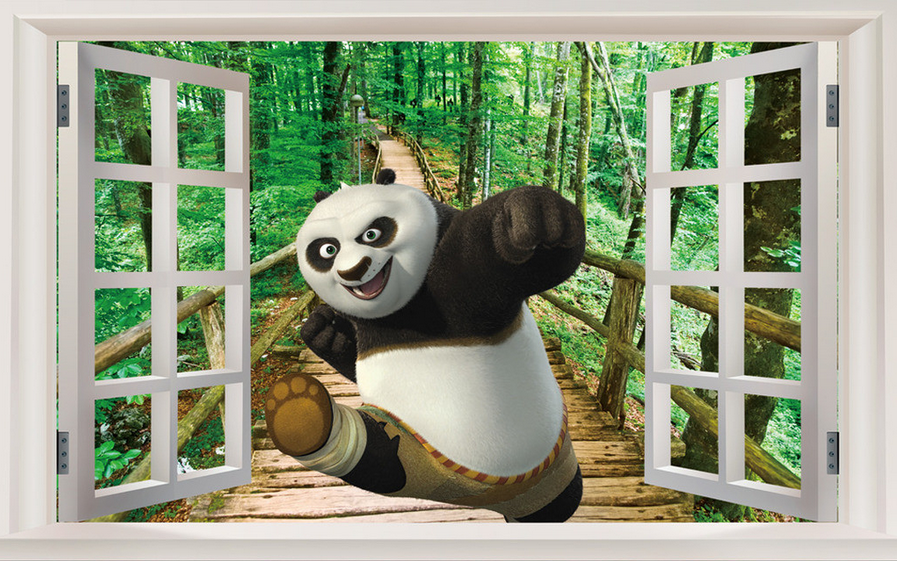 Window Panda Wallpaper AJ Wallpaper