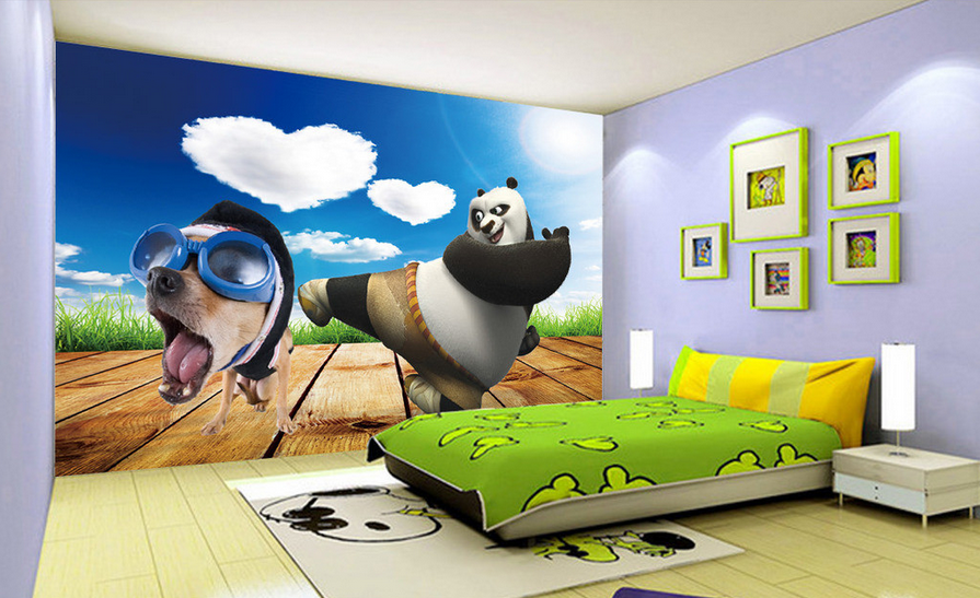 Panda And Dog Wallpaper AJ Wallpaper