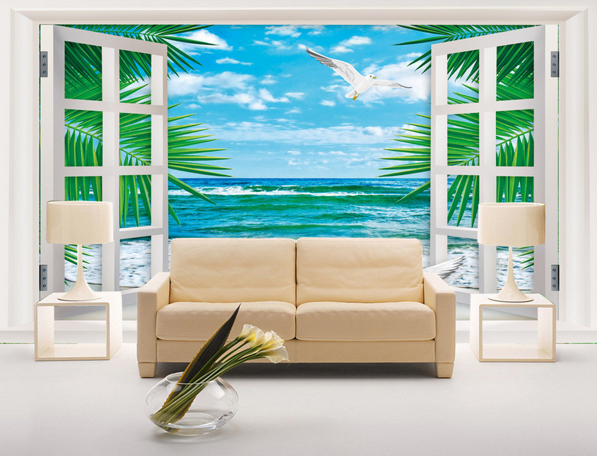 Window Pure Scenery Wallpaper AJ Wallpaper