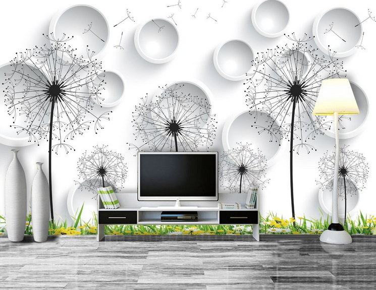 Flying Dandelions Wallpaper AJ Wallpaper