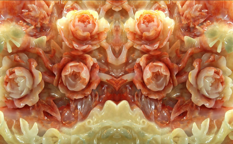 Luxurious Jade Flowers Wallpaper AJ Wallpaper