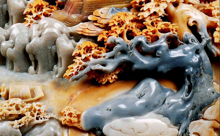 Color Jade Carving Wallpaper AJ Wallpaper