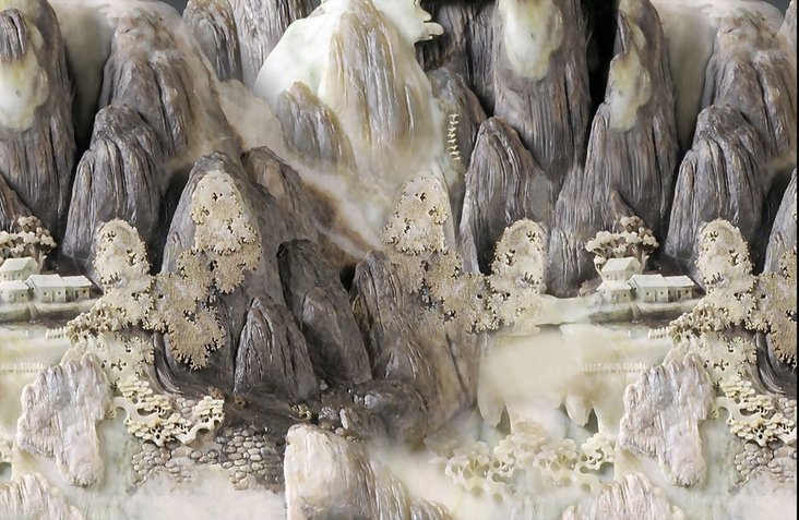 Jade Carving Landscape Wallpaper AJ Wallpaper