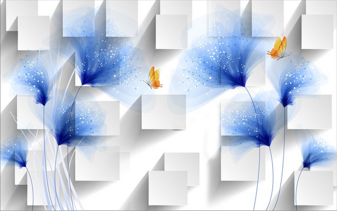 Square Patterns Wallpaper AJ Wallpaper