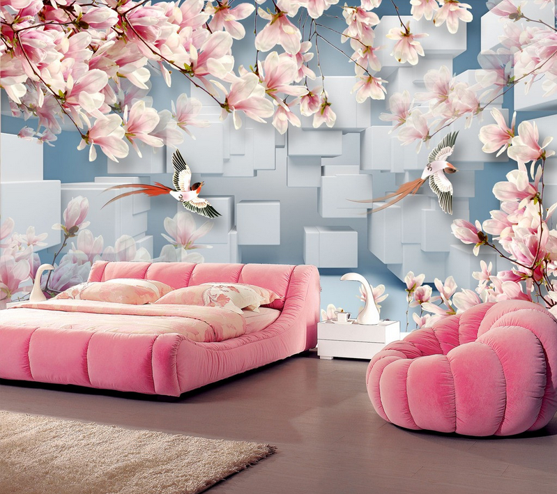 Birds And Blossoms Wallpaper AJ Wallpaper