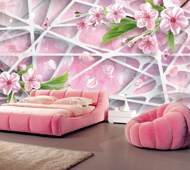 Romantic Peach Blossoms Wallpaper AJ Wallpaper