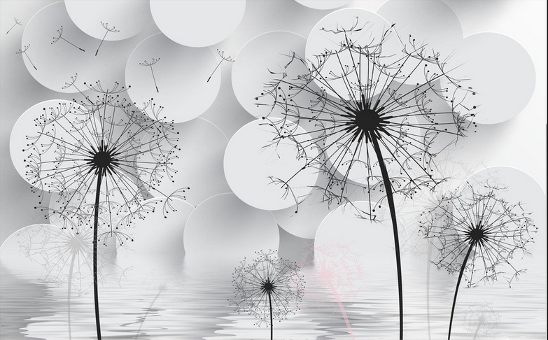 Dandelions Patterns Wallpaper AJ Wallpaper