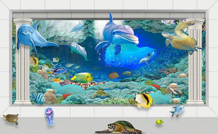 Seabed Hole Wallpaper AJ Wallpaper