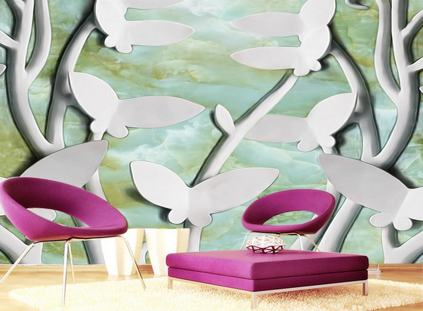 Butterflies Patterns Wallpaper AJ Wallpaper