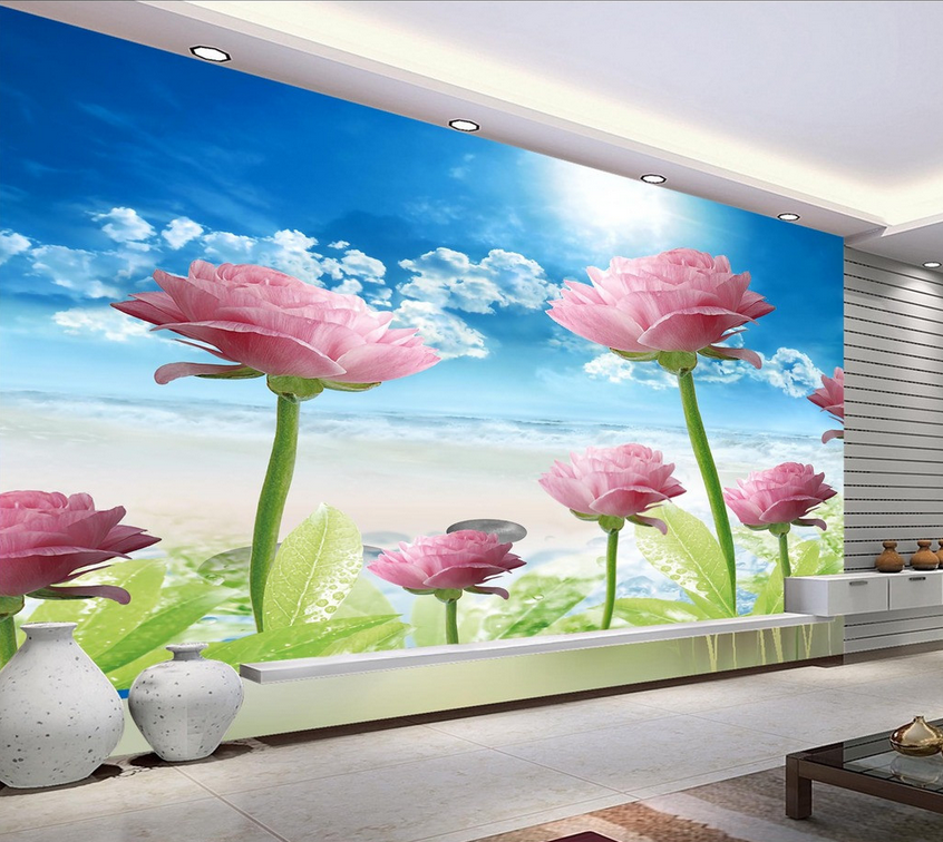 Fresh Pink Blossoms Wallpaper AJ Wallpaper