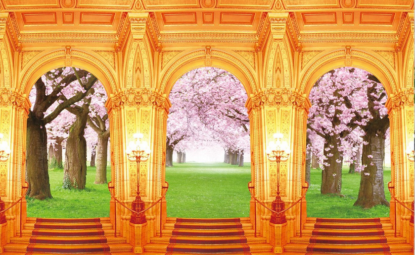 Arches Scenery Wallpaper AJ Wallpaper