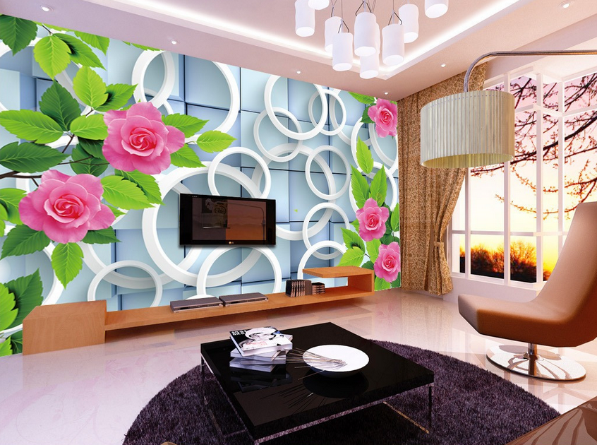 Flowers And Patterns Wallpaper AJ Wallpaper