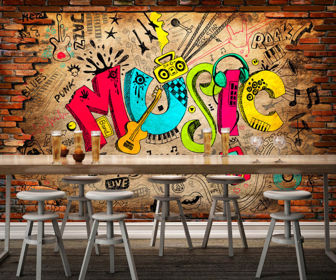 3D Musical Instrument 159 Wallpaper AJ Wallpaper