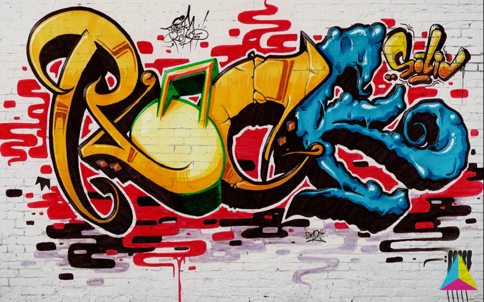Beautiful Graffiti Wallpaper AJ Wallpaper 2