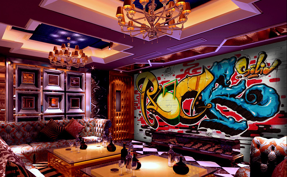 Beautiful Graffiti Wallpaper AJ Wallpaper 2