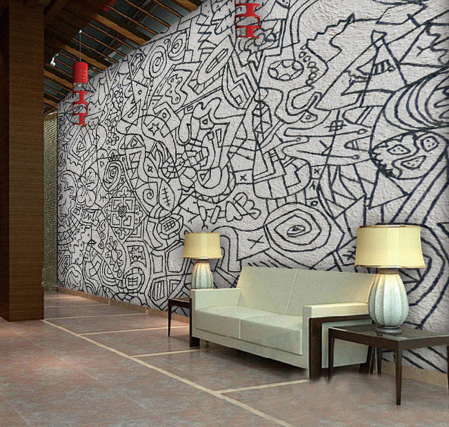 3D Word Plate Painting 141 Wallpaper AJ Wallpaper