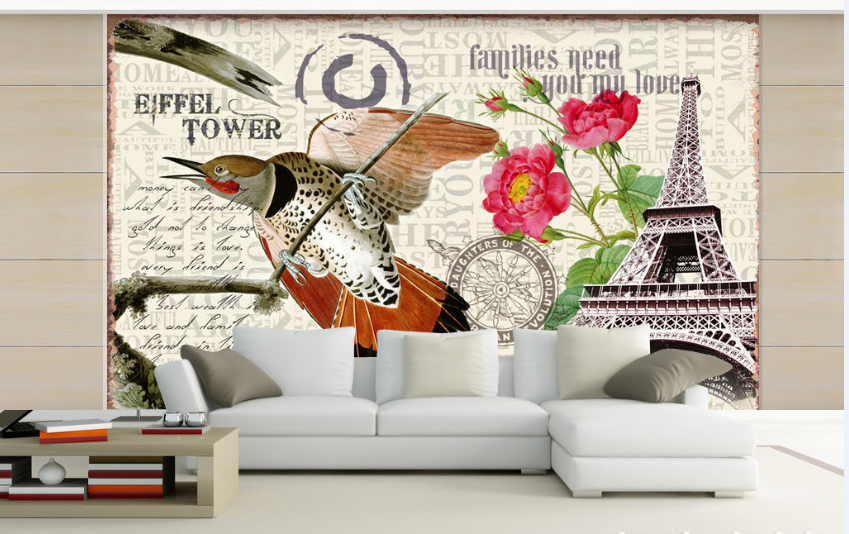 3D Tower Bird 072 Wallpaper AJ Wallpaper