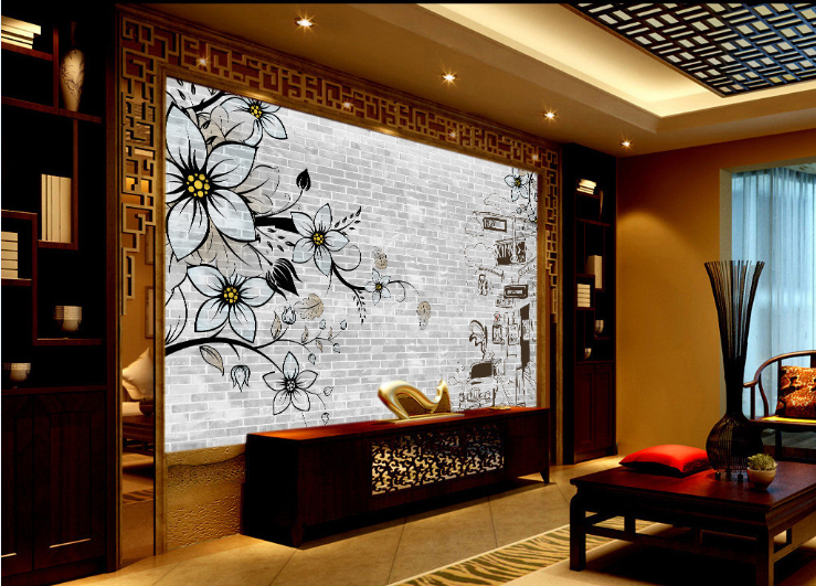 Flowers And Street Wallpaper AJ Wallpaper