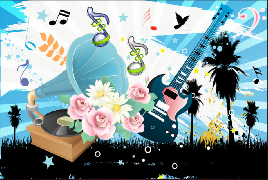 Gramophone Wallpaper AJ Wallpaper