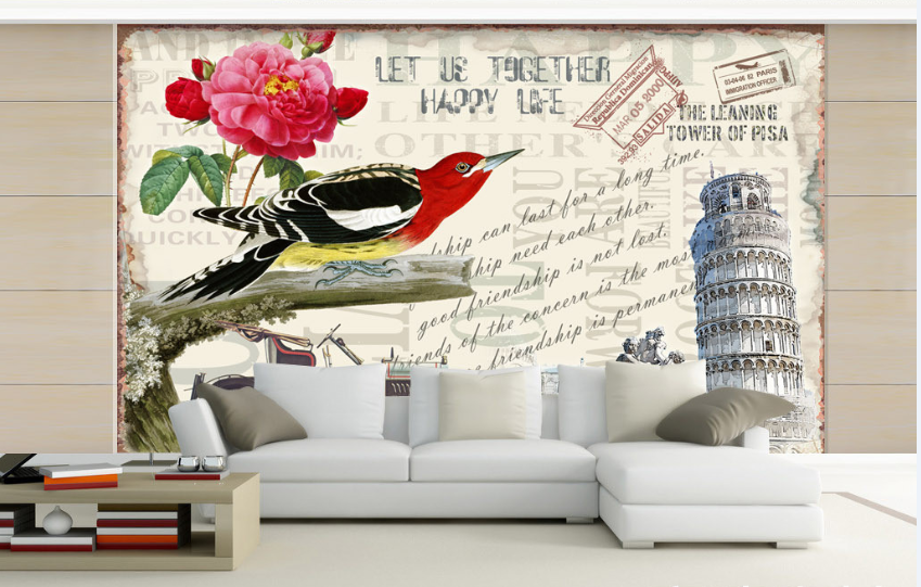 3D Tower Bird 077 Wallpaper AJ Wallpaper