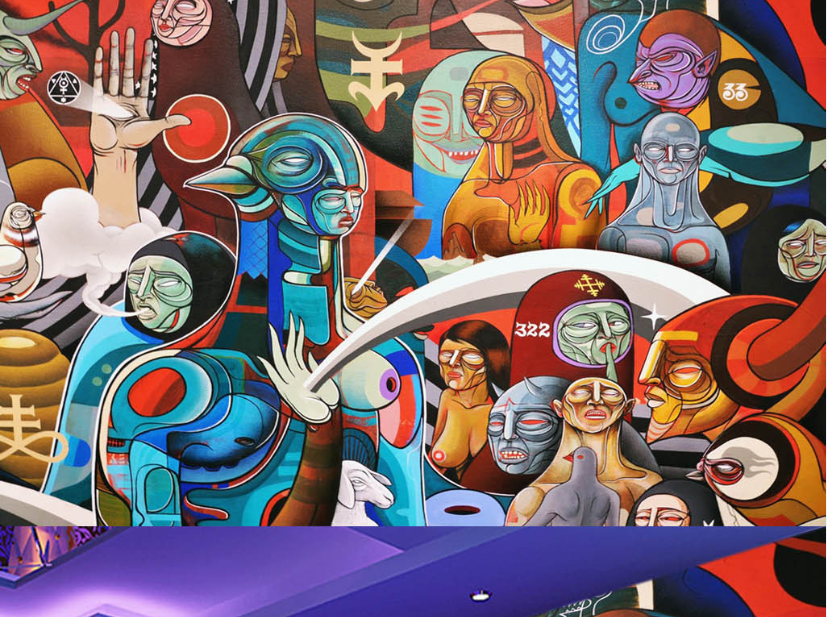 Graffiti Various People Wallpaper AJ Wallpaper 2