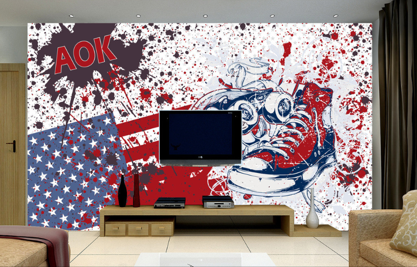 Skateboard And Shoe Wallpaper AJ Wallpaper