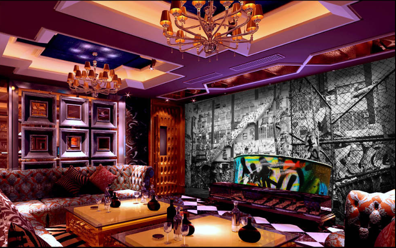 3D Graffiti House 002 Wallpaper AJ Wallpaper